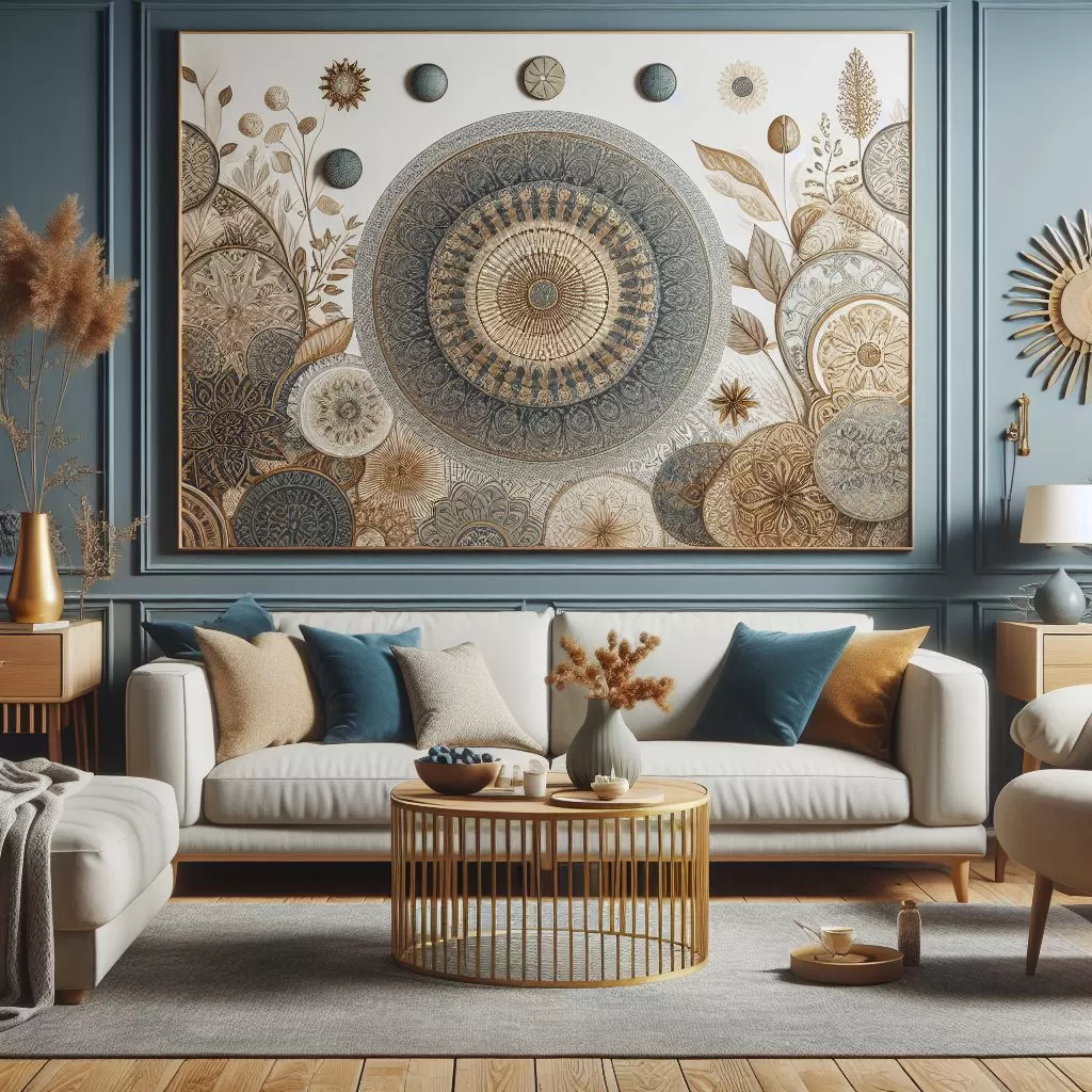 living room wall painting 5-7cpm